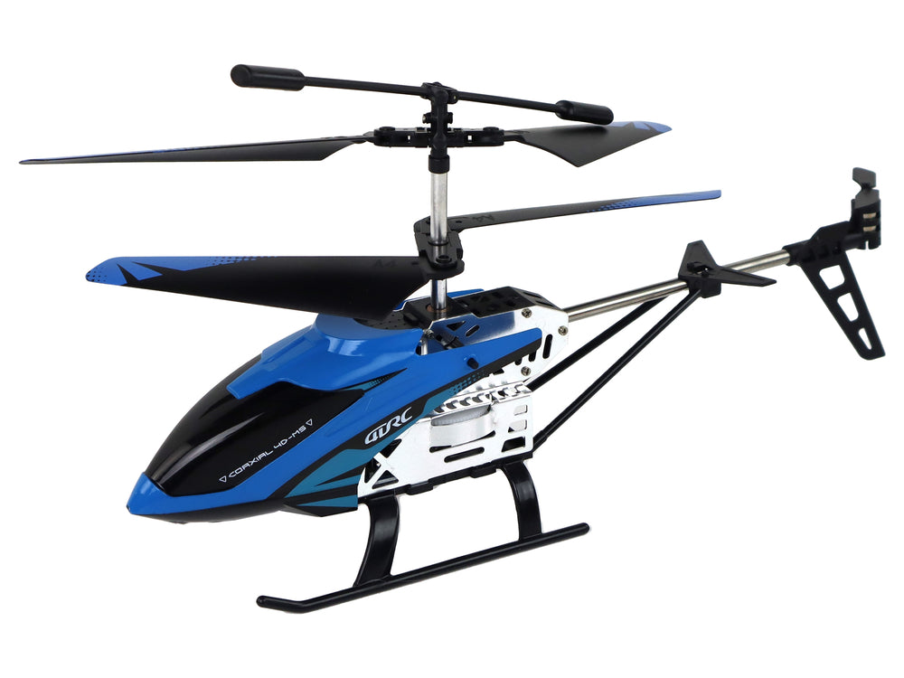 Ferngesteuerter Aluminium Hubschrauber 2,4G Blau Mit 15 Minuten Flugzeit