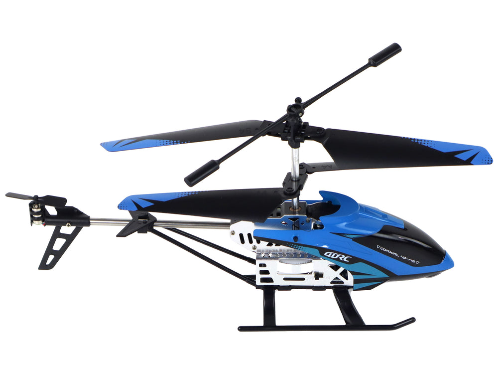 Ferngesteuerter Aluminium Hubschrauber 2,4G Blau Mit 15 Minuten Flugzeit
