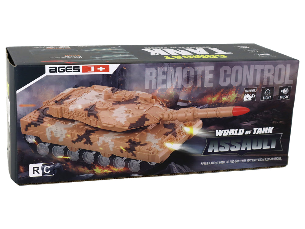 Ferngesteuerter RC Panzer 27MHz Gelb Spielzeug для Kinder
