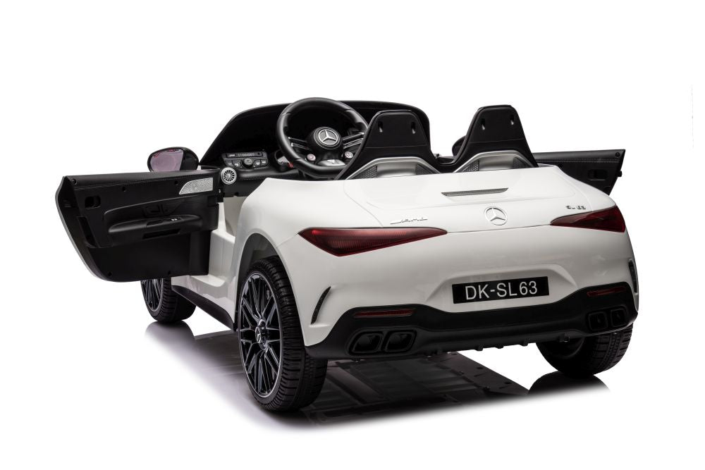 Elektro Kinderauto Mercedes AMG SL63 Weiß