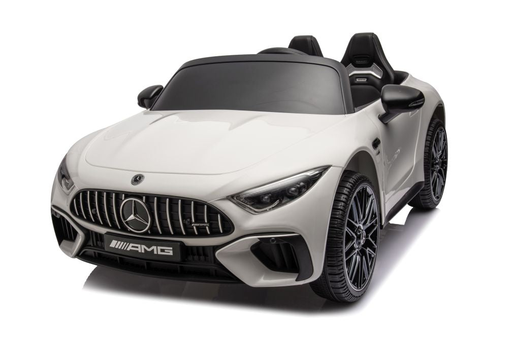 Elektro Kinderauto Mercedes AMG SL63 Weiß