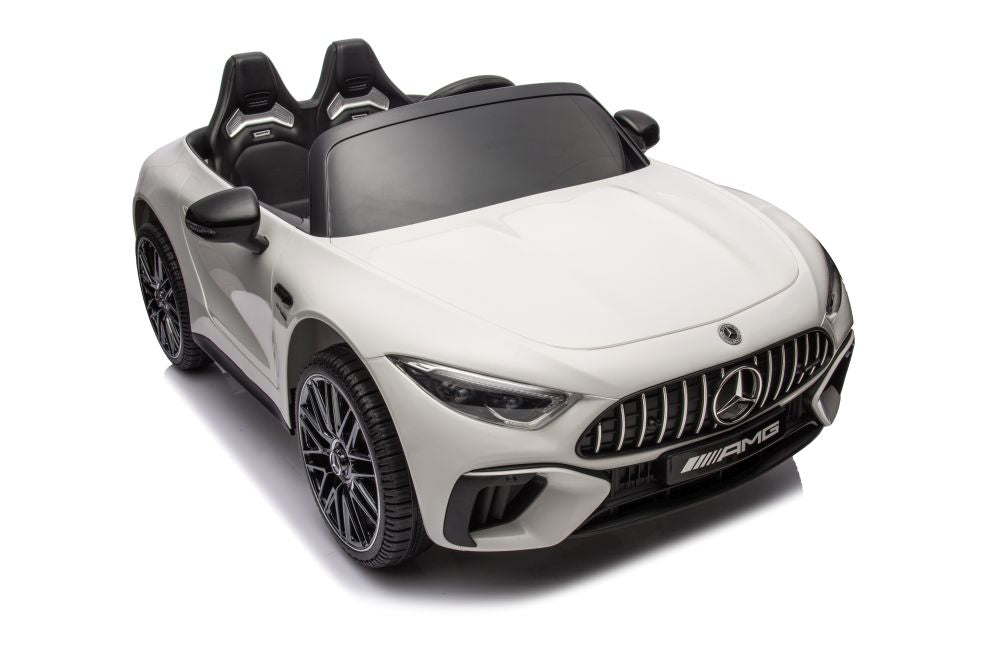 Elektro Kinderauto Mercedes AMG SL63 Weiß