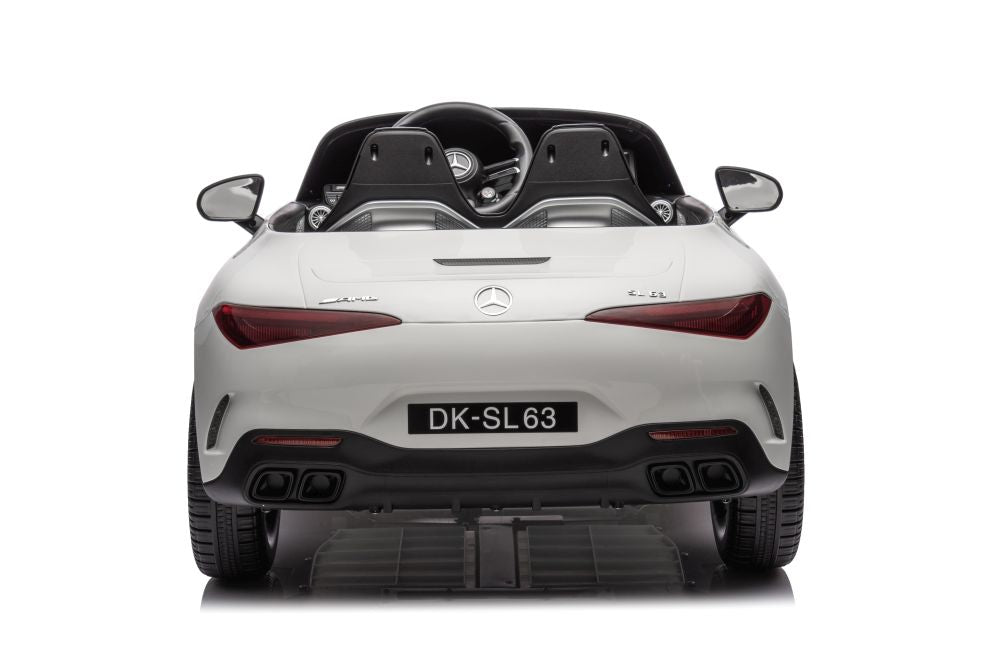 Elektro Kinderauto Mercedes AMG SL63 Weiß