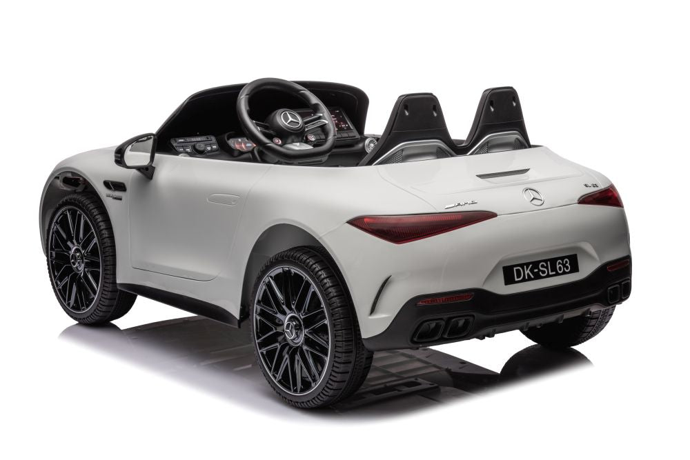 Elektro Kinderauto Mercedes AMG SL63 Weiß