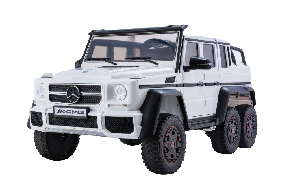 Elektro Kinderauto Mercedes G63 6x4 24V Weiß