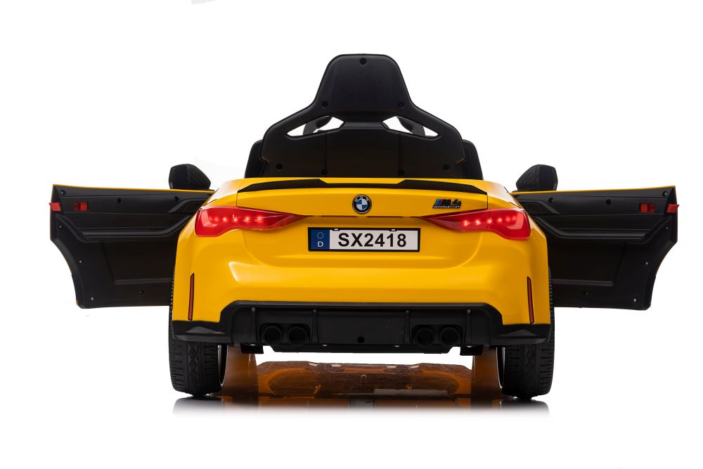 Elektro Kindermotorrad BMW M4 Gelb