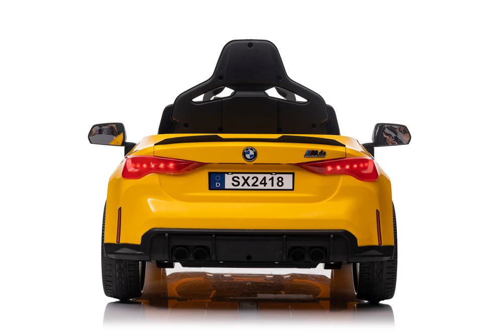 Elektro Kindermotorrad BMW M4 Gelb