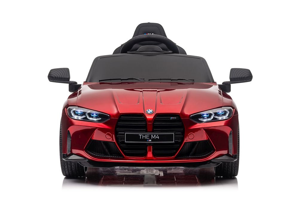 Elektro Kinderauto BMW M4 Rot Lackiert 12V 2x45W
