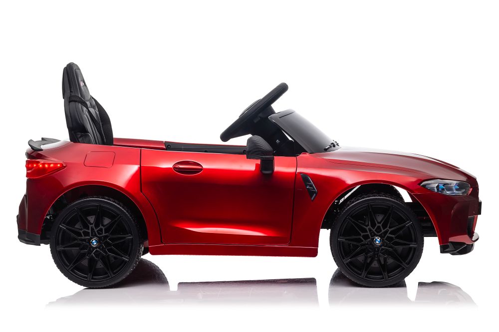 Elektro Kinderauto BMW M4 Rot Lackiert 12V 2x45W
