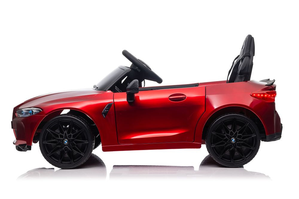 Elektro Kinderauto BMW M4 Rot Lackiert 12V 2x45W
