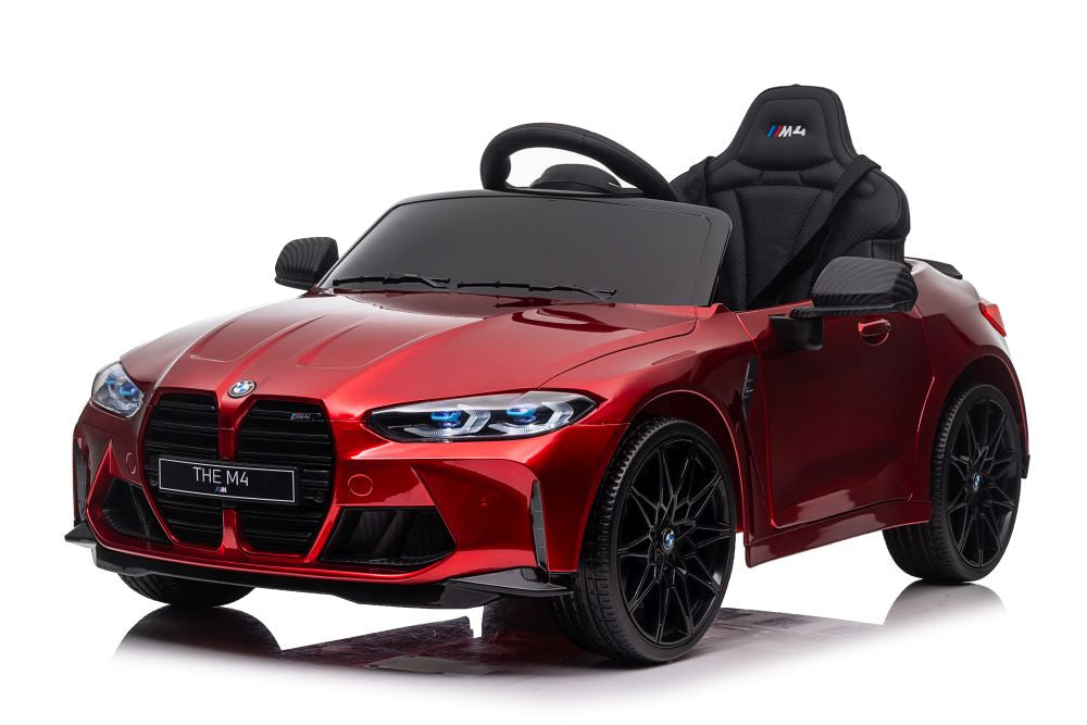 Elektro Kinderauto BMW M4 Rot Lackiert 12V 2x45W