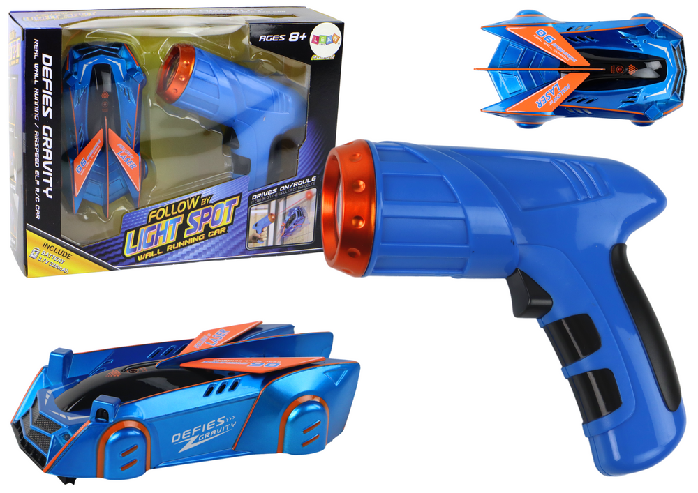 Sportwagen Mit Blauem Laser Für Wände Und Decke
