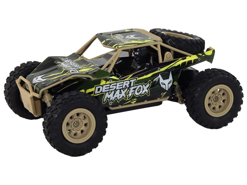 Ferngesteuertes Spielzeug Geländewagen R/C 1:24 Braun-Grün