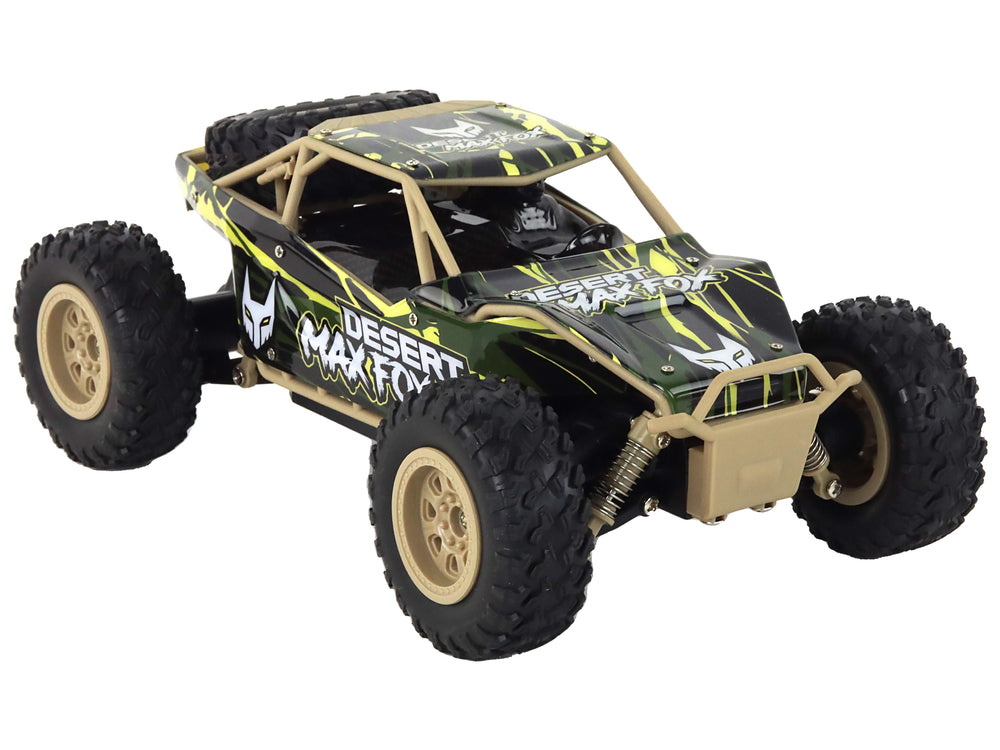 Ferngesteuertes Spielzeug Geländewagen R/C 1:24 Braun-Grün