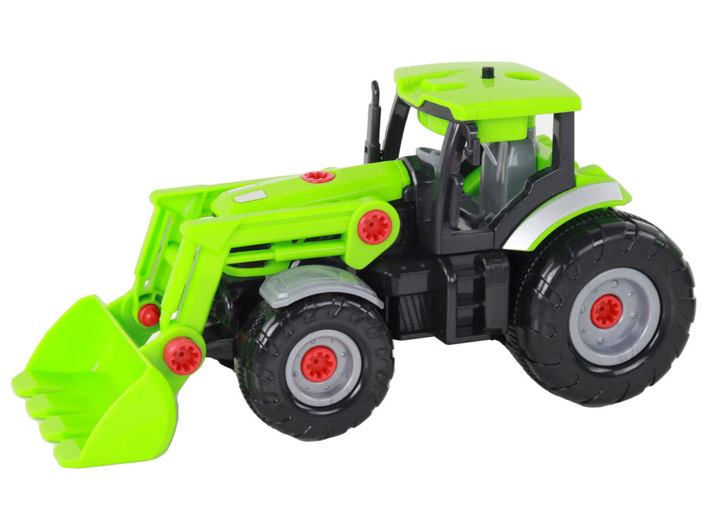 Traktor-Traktor zum Selbermachen mit Sattelauflieger-Landmaschinen-Schraubendreher