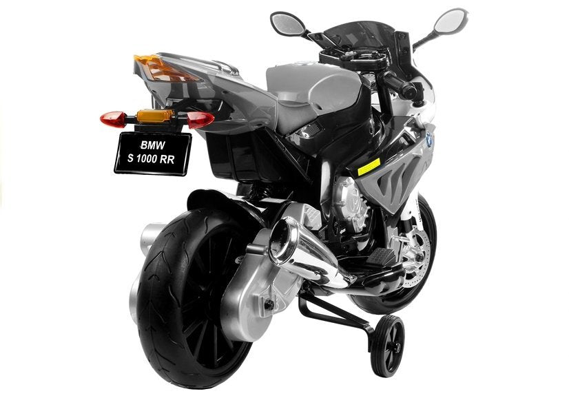 Elektro Kindermotorrad BMW S1000RR Silbern 24V