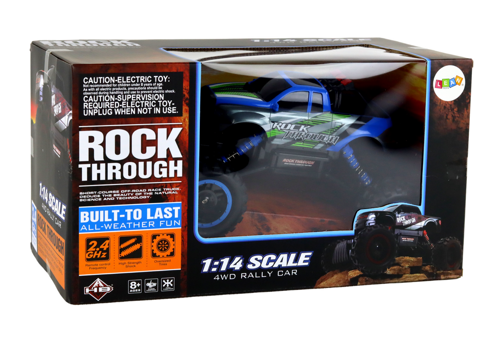 Ferngesteuertes Spielzeugauto Offroad 1:14 2,4G Blau