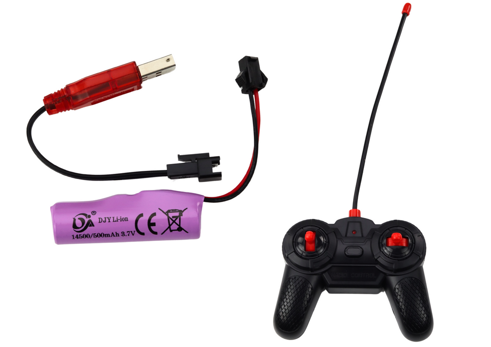 Ferngesteuertes Spielzeugauto RC Racer 1:12 Mit Roten Lichtern Und Geräuschen