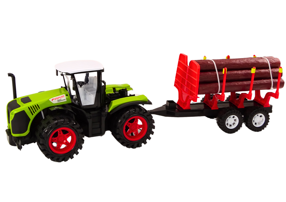Agricultural tractor with timber trailer 9 Bali Trees Green Drive
