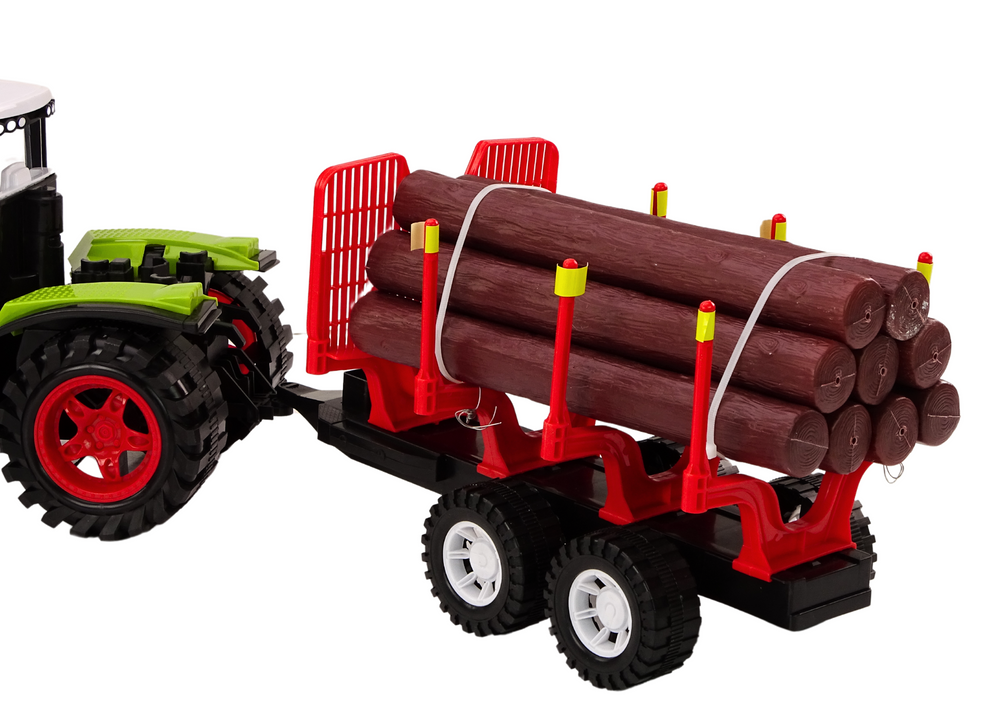 Agricultural tractor with timber trailer 9 Bali Trees Green Drive