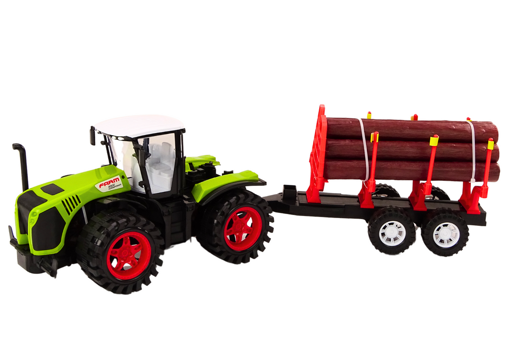Agricultural tractor with timber trailer 9 Bali Trees Green Drive