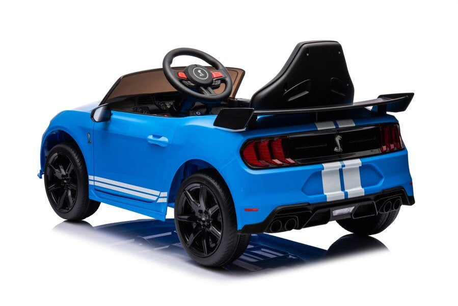 Batteriebetriebenes Fahrzeug Ford Mustang GT500 Shelby Blau 12V