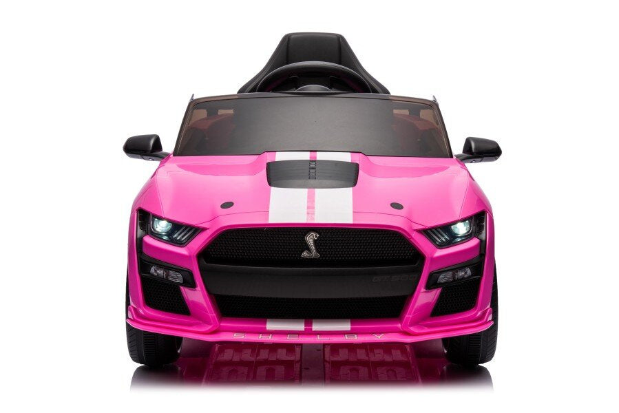 Elektro Kinderfahrzeug Ford Mustang GT500 Shelby Rosa