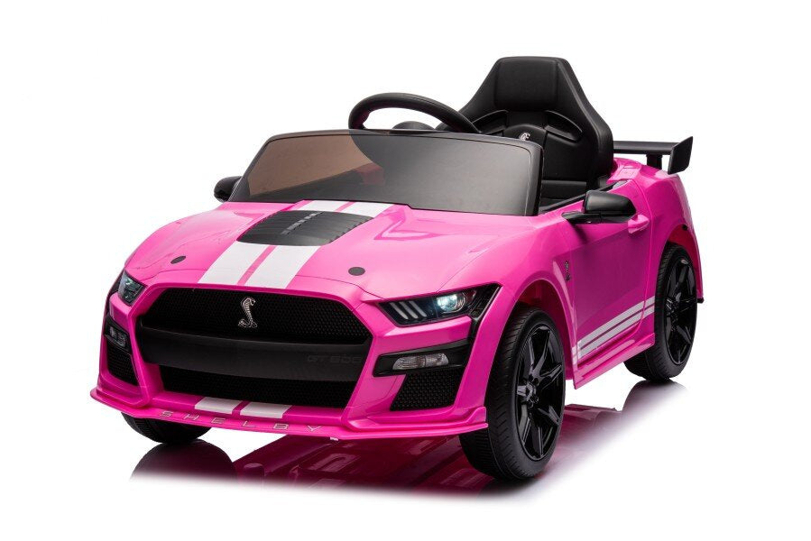 Elektro Kinderfahrzeug Ford Mustang GT500 Shelby Rosa