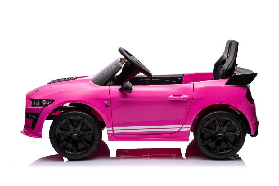 Elektro Kinderfahrzeug Ford Mustang GT500 Shelby Rosa