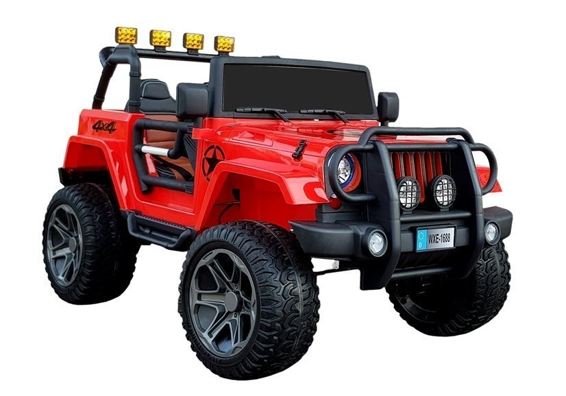 Elektroauto WXE-1688 4x4 Rot für Kinder ab 3 Jahren