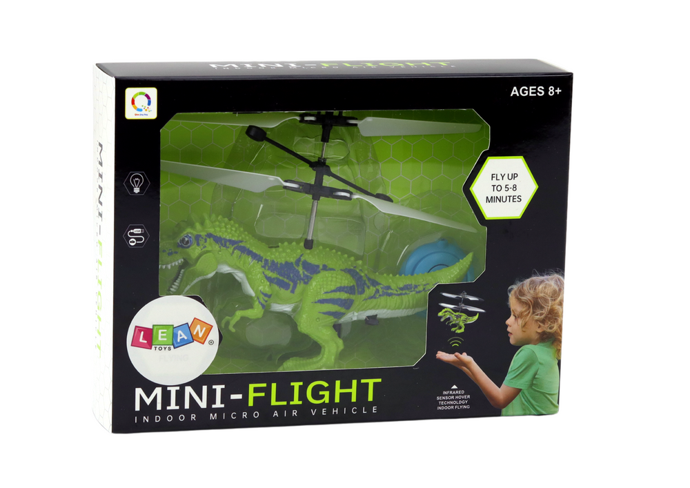 Fliegender Dinosaurier Handgesteuerter Hubschrauber Grün Spielzeug