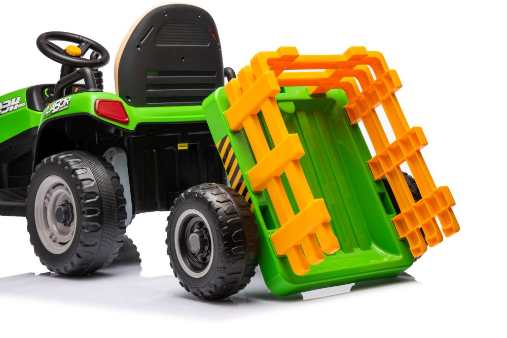 Battery-powered tractor BBH-030, green