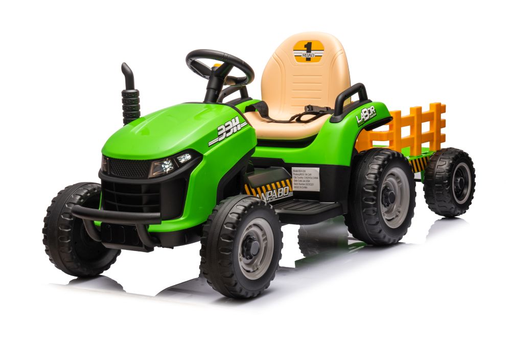Battery-powered tractor BBH-030, green