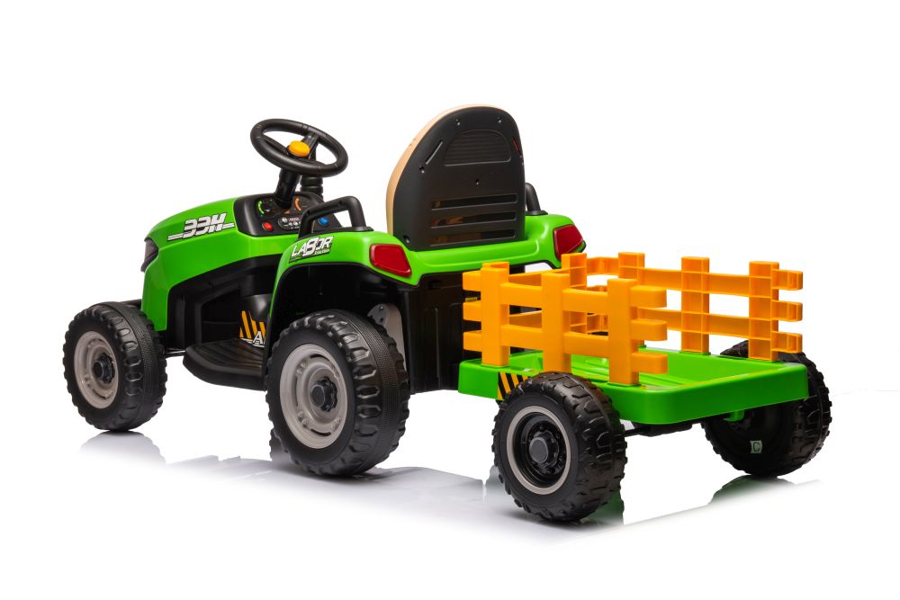Battery-powered tractor BBH-030, green