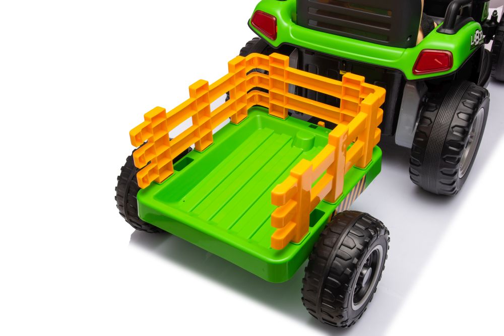 Battery-powered tractor BBH-030, green