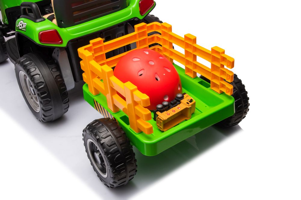 Battery-powered tractor BBH-030, green