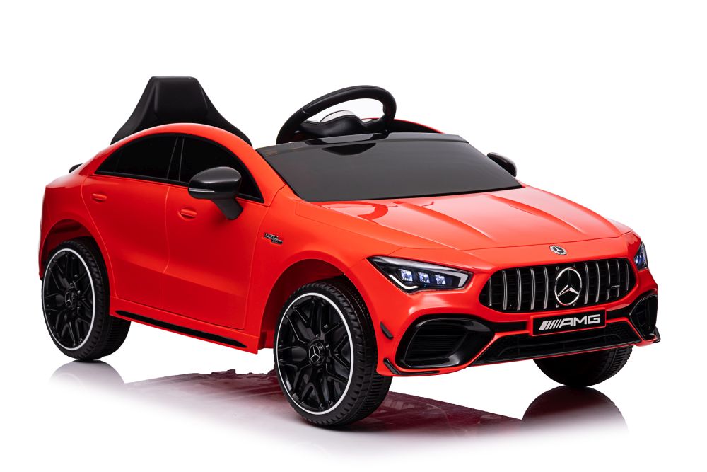 Elektro Kindermotorrad Mercedes CLA 45s Rot AMG 4x4