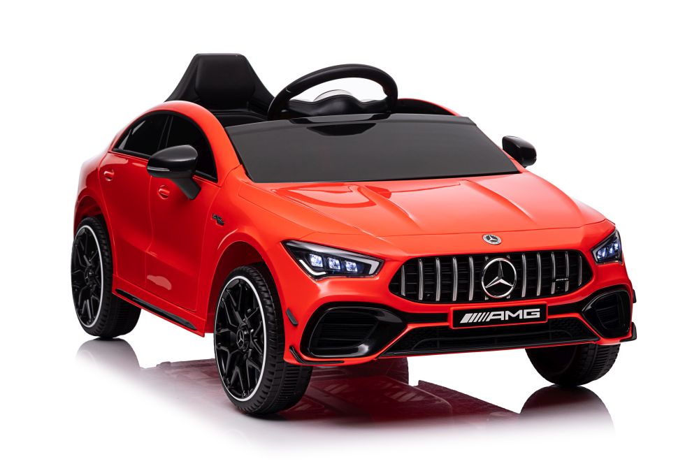 Elektro Kindermotorrad Mercedes CLA 45s Rot AMG 4x4