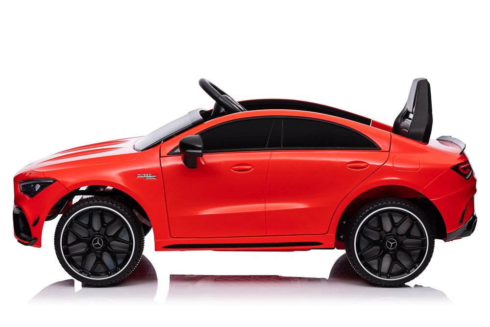 Elektro Kindermotorrad Mercedes CLA 45s Rot AMG 4x4