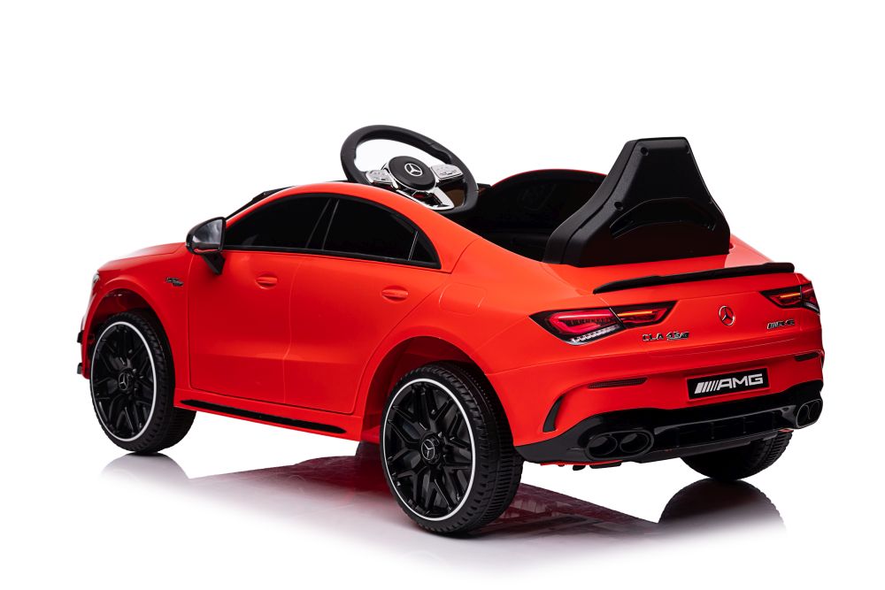 Elektro Kindermotorrad Mercedes CLA 45s Rot AMG 4x4