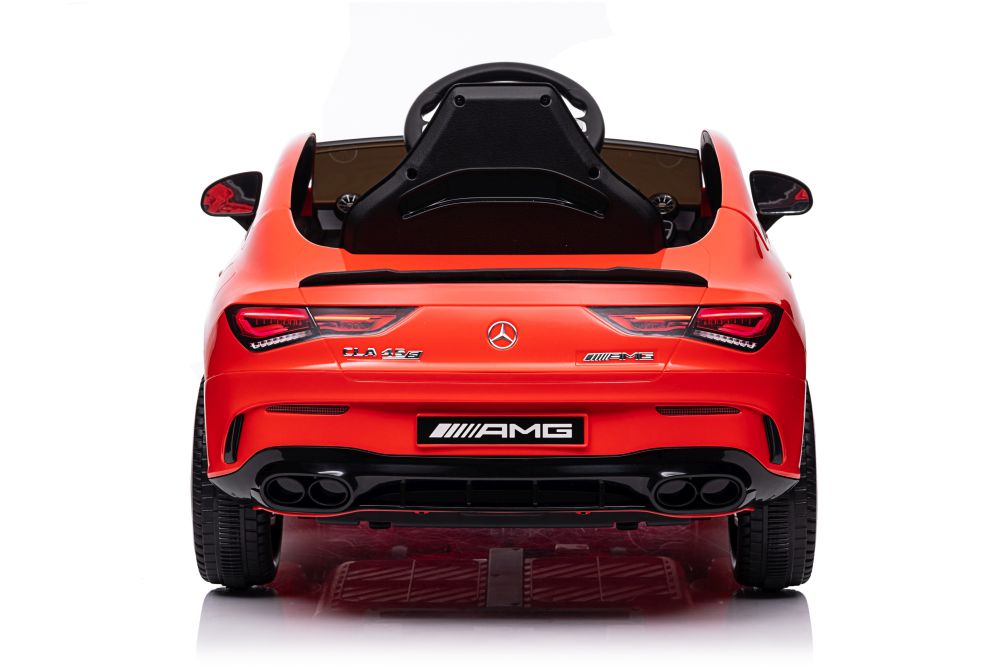 Elektro Kindermotorrad Mercedes CLA 45s Rot AMG 4x4