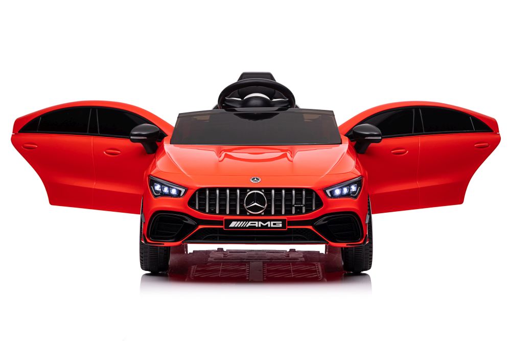 Elektro Kindermotorrad Mercedes CLA 45s Rot AMG 4x4