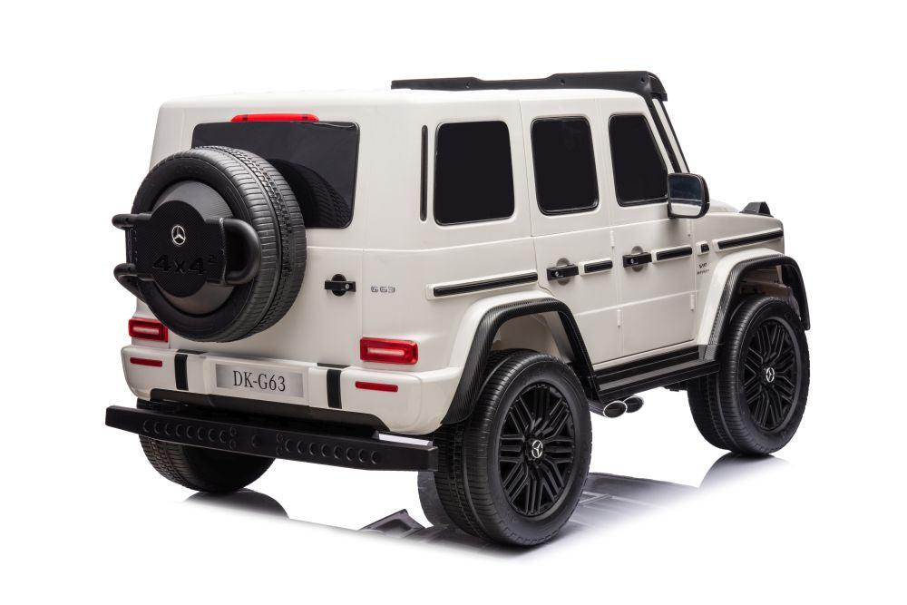 Elektro Kinderauto Mercedes G63 XXL Weiß 4x4
