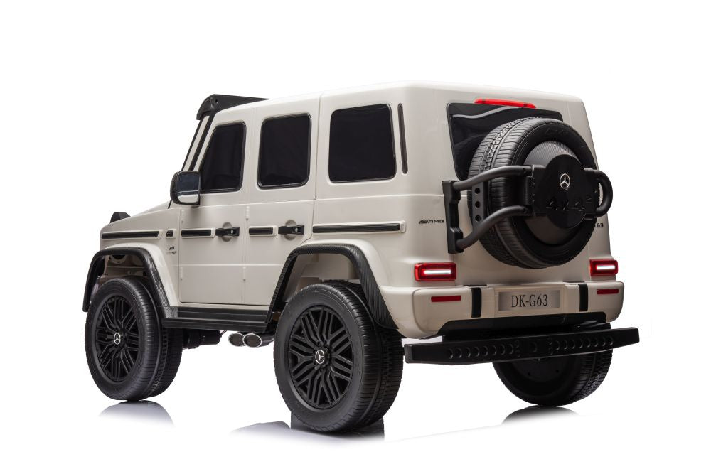Elektro Kinderauto Mercedes G63 XXL Weiß 4x4