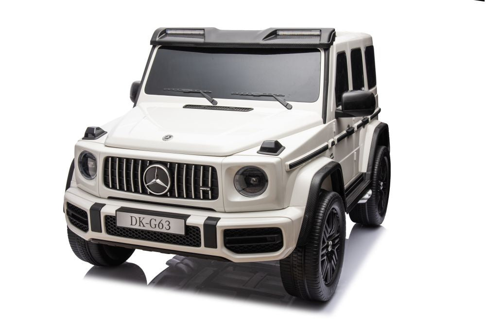 Elektro Kinderauto Mercedes G63 XXL Weiß 4x4