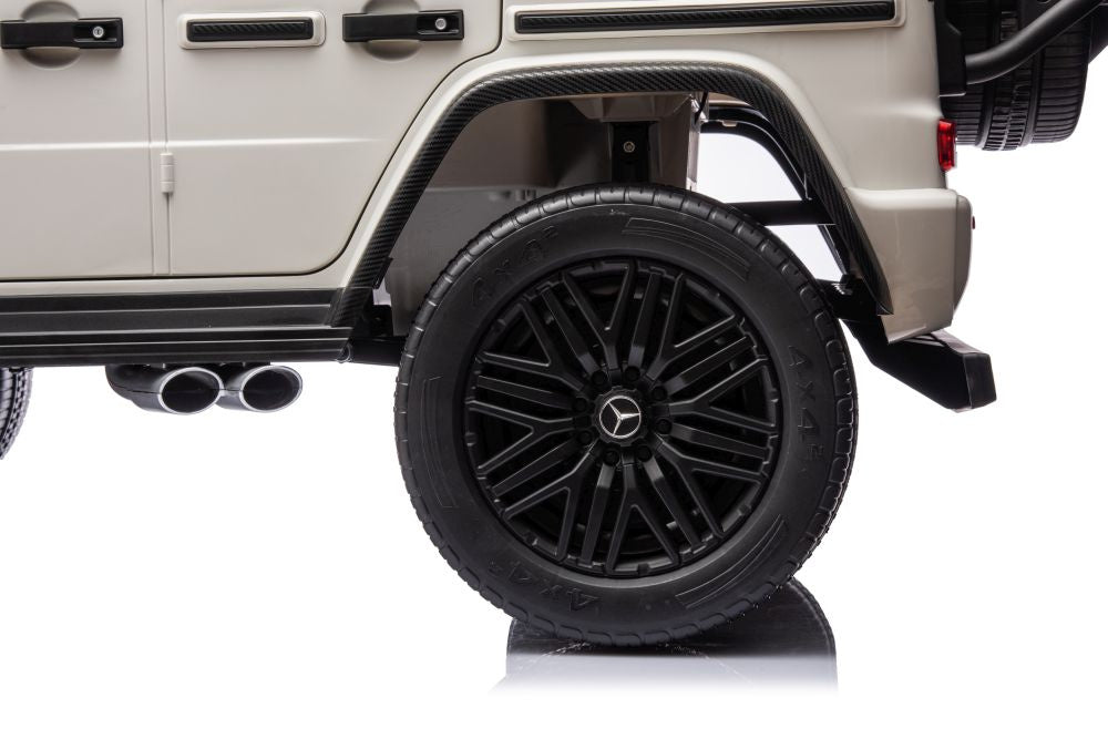 Elektro Kinderauto Mercedes G63 XXL Weiß 4x4