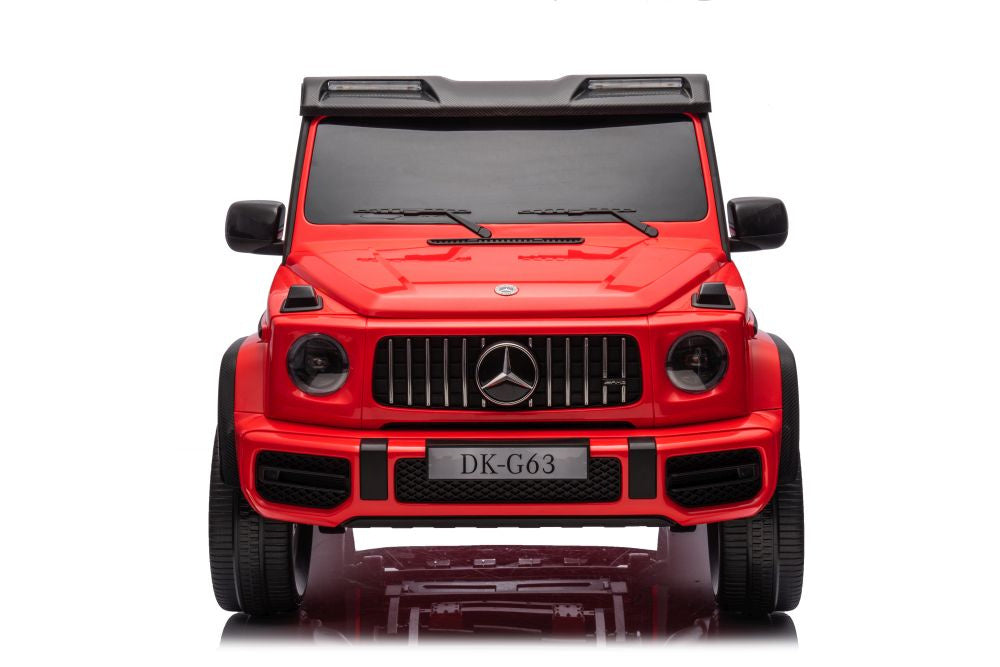 Batterieauto Mercedes G63 XXL Rot 4x4 Kinderfahrzeug 12V 3 Geschwindigkeiten