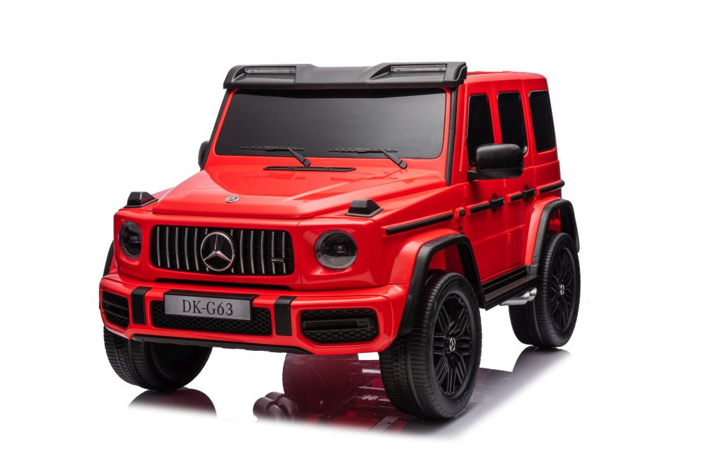 Batterieauto Mercedes G63 XXL Rot 4x4 Kinderfahrzeug 12V 3 Geschwindigkeiten
