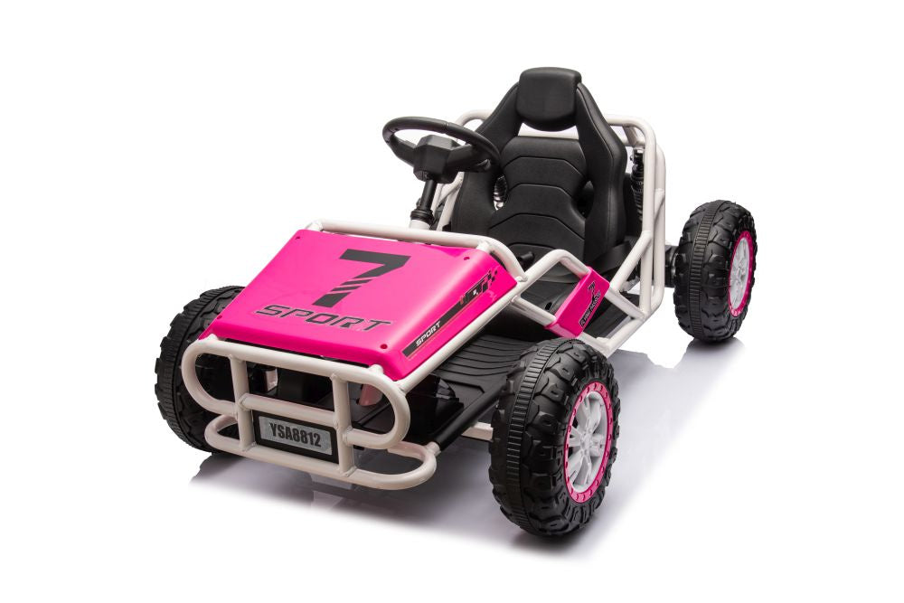 Batterie Auto Buggy A8812 Rosa 24V