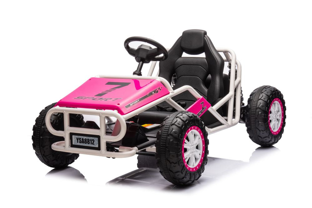 Batterie Auto Buggy A8812 Rosa 24V